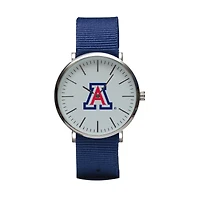 Navy Arizona Wildcats Stitch Nylon Strap Watch