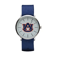 Navy Auburn Tigers Stitch Nylon Strap Watch