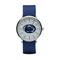 Navy Penn State Nittany Lions Stitch Nylon Strap Watch