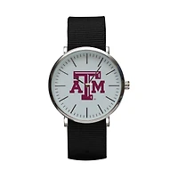 Black Texas A&M Aggies Stitch Nylon Strap Watch