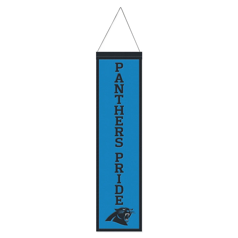 WinCraft Carolina Panthers 8" x 32" Slogan Wool Banner