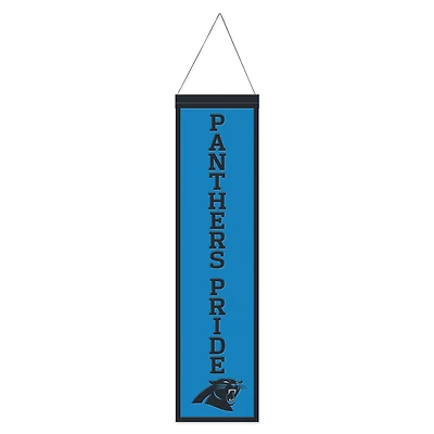 WinCraft Carolina Panthers 8" x 32" Slogan Wool Banner