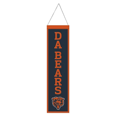 WinCraft Chicago Bears 8" x 32" Slogan Wool Banner