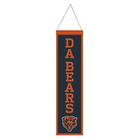 WinCraft Chicago Bears 8" x 32" Slogan Wool Banner