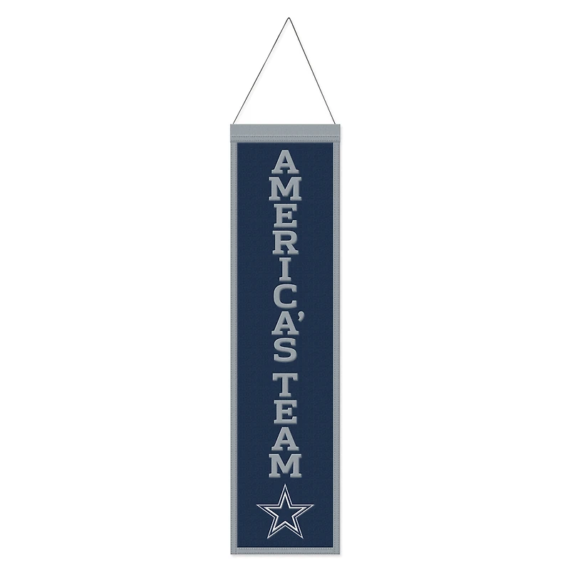 WinCraft Dallas Cowboys 8" x 32" Slogan Wool Banner
