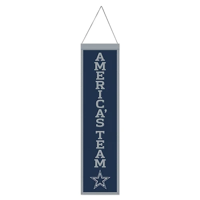 WinCraft Dallas Cowboys 8" x 32" Slogan Wool Banner