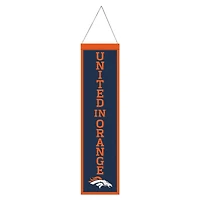WinCraft Denver Broncos 8" x 32" Slogan Wool Banner