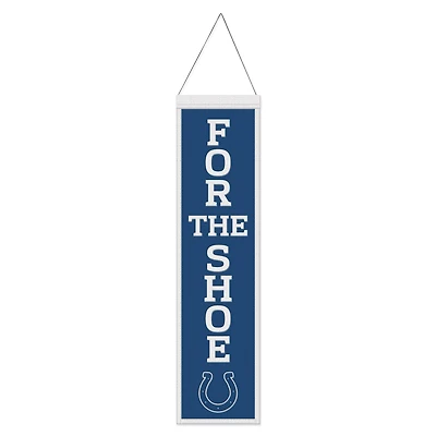 WinCraft Indianapolis Colts 8" x 32" Slogan Wool Banner