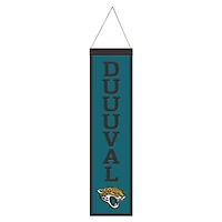 WinCraft Jacksonville Jaguars 8" x 32" Slogan Wool Banner