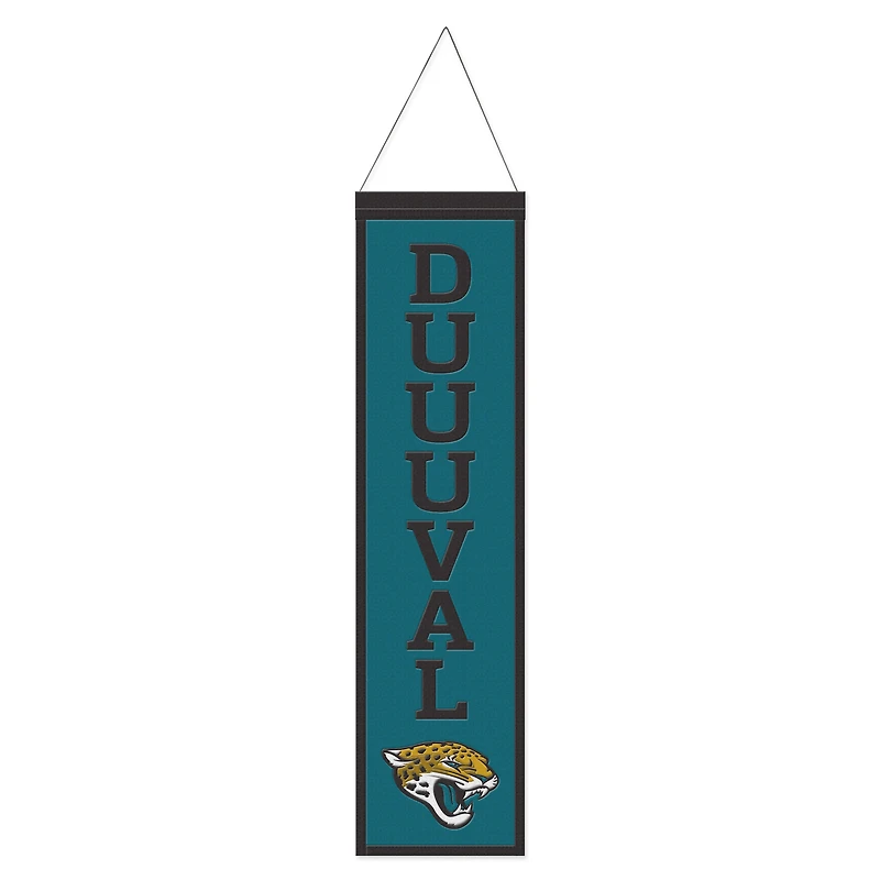 WinCraft Jacksonville Jaguars 8" x 32" Slogan Wool Banner