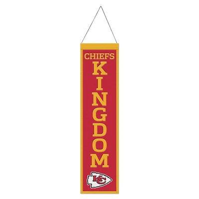 WinCraft Kansas City Chiefs 8" x 32" Slogan Wool Banner