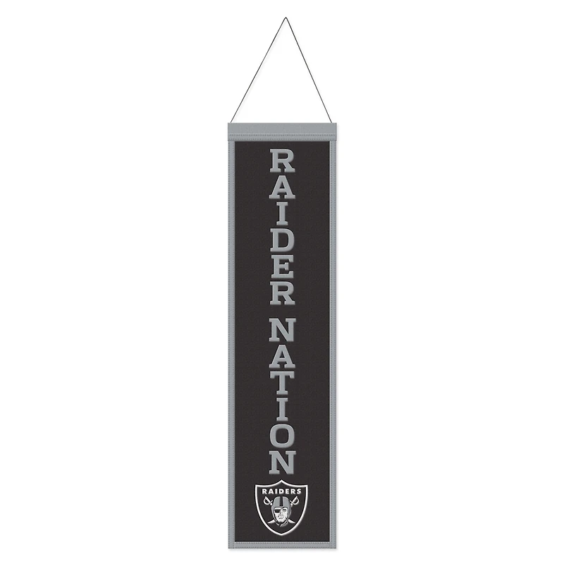 WinCraft Las Vegas Raiders 8" x 32" Slogan Wool Banner