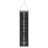 WinCraft Las Vegas Raiders 8" x 32" Slogan Wool Banner