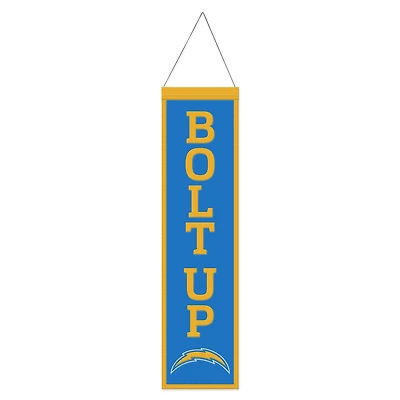 WinCraft Los Angeles Chargers 8" x 32" Slogan Wool Banner