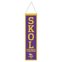 WinCraft Minnesota Vikings 8" x 32" Slogan Wool Banner