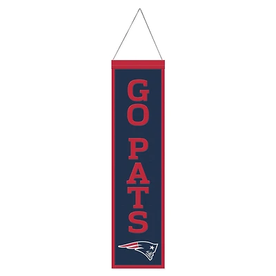 WinCraft New England Patriots 8" x 32" Slogan Wool Banner