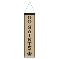 WinCraft New Orleans Saints 8" x 32" Slogan Wool Banner