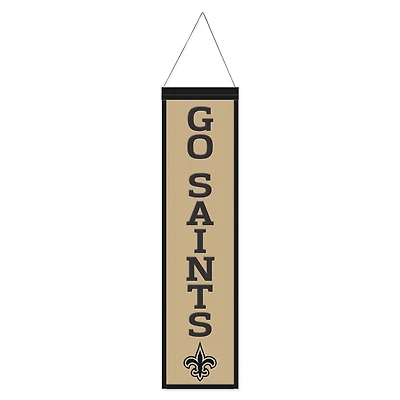 WinCraft New Orleans Saints 8" x 32" Slogan Wool Banner