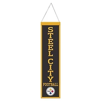 WinCraft Pittsburgh Steelers 8" x 32" Slogan Wool Banner