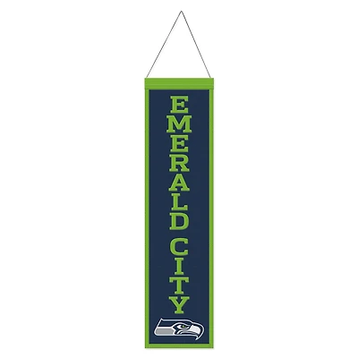 WinCraft Seattle Seahawks 8" x 32" Slogan Wool Banner