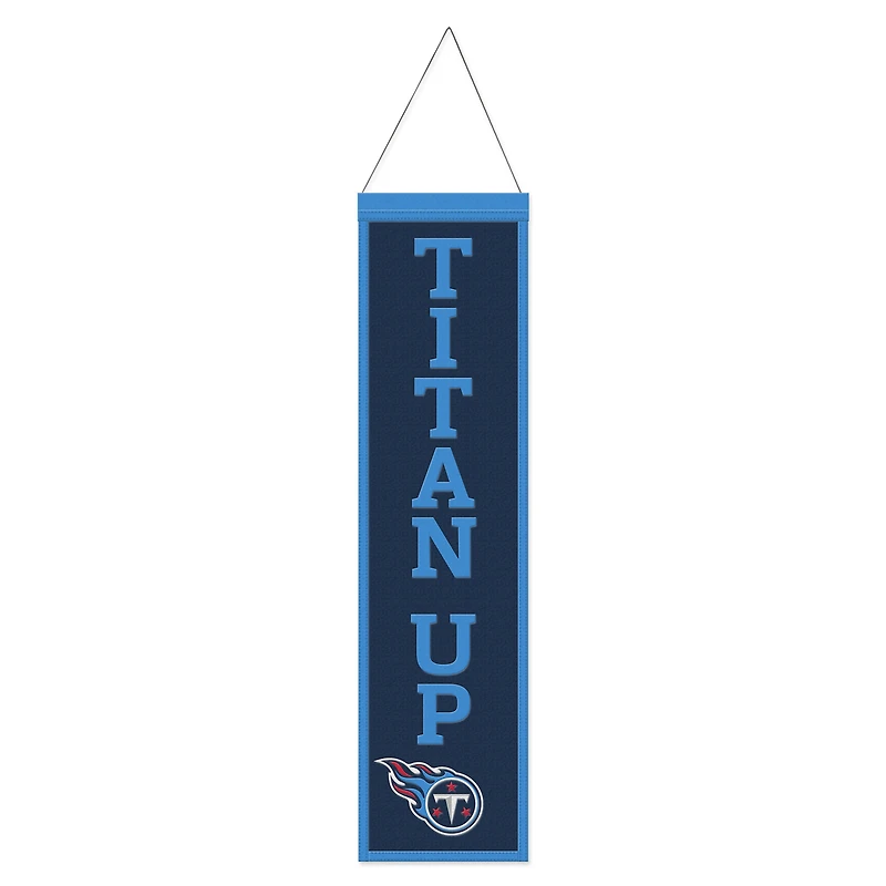 WinCraft Tennessee Titans 8" x 32" Slogan Wool Banner