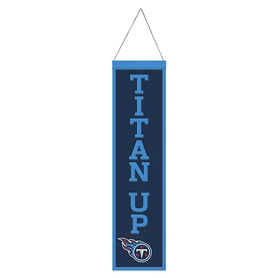 WinCraft Tennessee Titans 8" x 32" Slogan Wool Banner