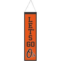 WinCraft Baltimore Orioles 8" x 32" Slogan Wool Banner