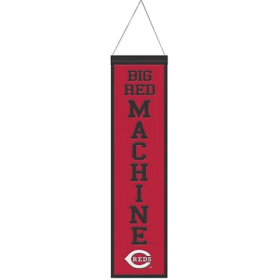 WinCraft Cincinnati Reds 8" x 32" Slogan Wool Banner