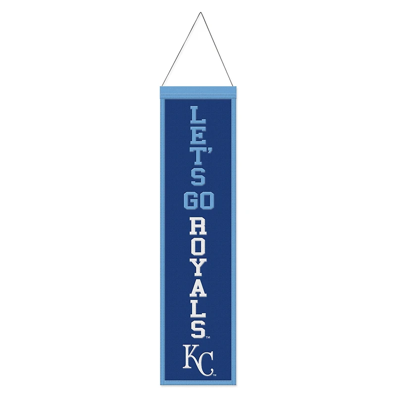 WinCraft Kansas City Royals 8" x 32" Slogan Wool Banner