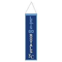 WinCraft Kansas City Royals 8" x 32" Slogan Wool Banner