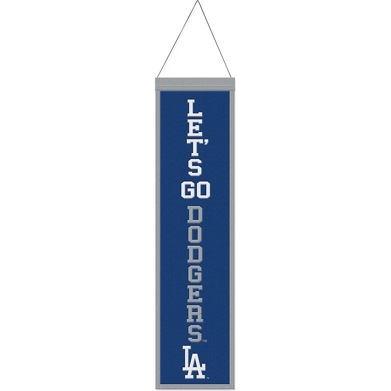 WinCraft Los Angeles Dodgers 8" x 32" Slogan Wool Banner