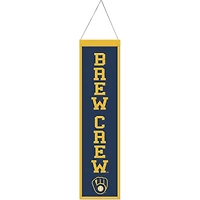 WinCraft Milwaukee Brewers 8" x 32" Slogan Wool Banner