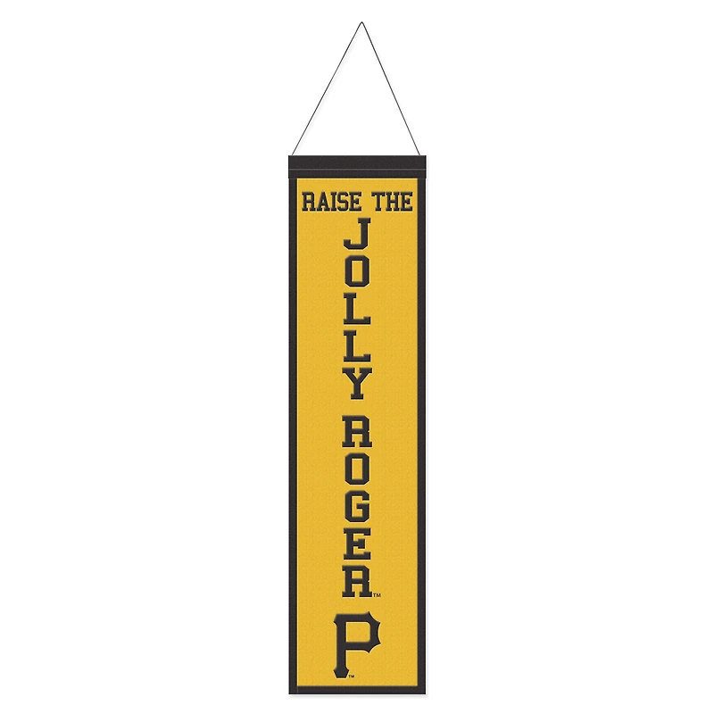 WinCraft Pittsburgh Pirates 8" x 32" Slogan Wool Banner