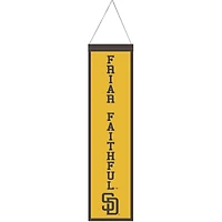 WinCraft San Diego Padres 8" x 32" Slogan Wool Banner
