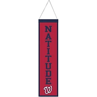 WinCraft Washington Nationals 8" x 32" Slogan Wool Banner