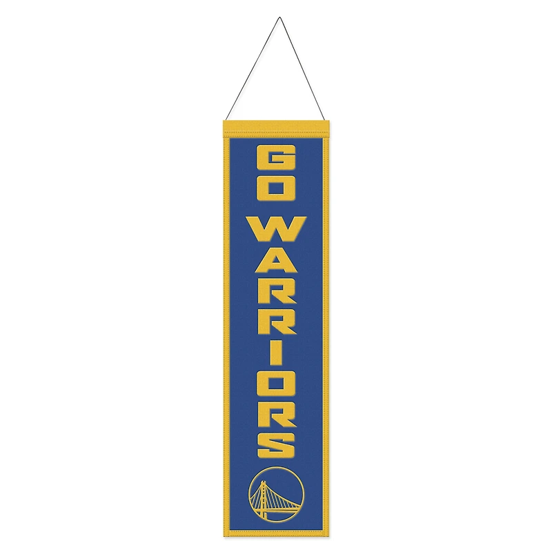 WinCraft Golden State Warriors 8" x 32" Slogan Wool Banner
