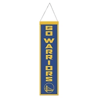 WinCraft Golden State Warriors 8" x 32" Slogan Wool Banner