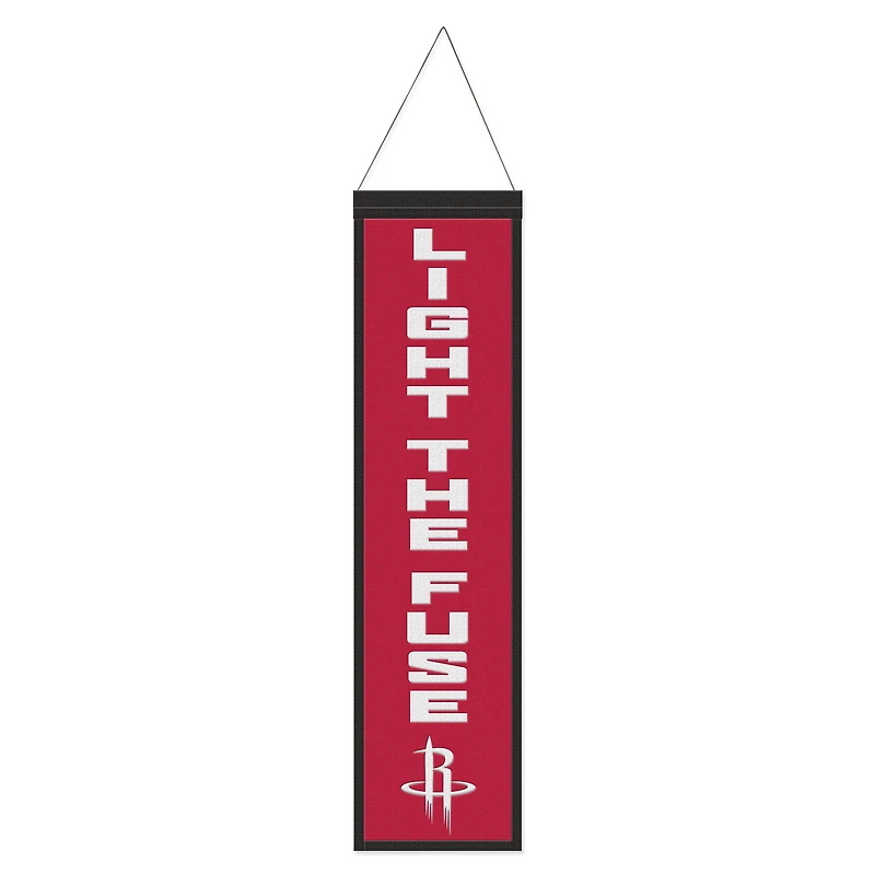 WinCraft Houston Rockets 8" x 32" Slogan Wool Banner