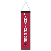 WinCraft Houston Rockets 8" x 32" Slogan Wool Banner