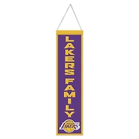 WinCraft Los Angeles Lakers 8" x 32" Slogan Wool Banner