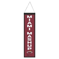 WinCraft Miami Heat 8" x 32" Slogan Wool Banner