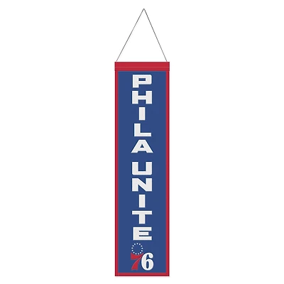 WinCraft Philadelphia 76ers 8" x 32" Slogan Wool Banner