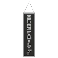 WinCraft San Antonio Spurs 8" x 32" Slogan Wool Banner