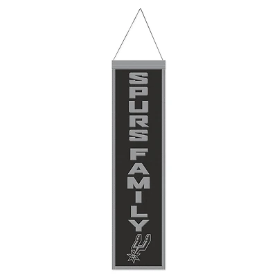WinCraft San Antonio Spurs 8" x 32" Slogan Wool Banner