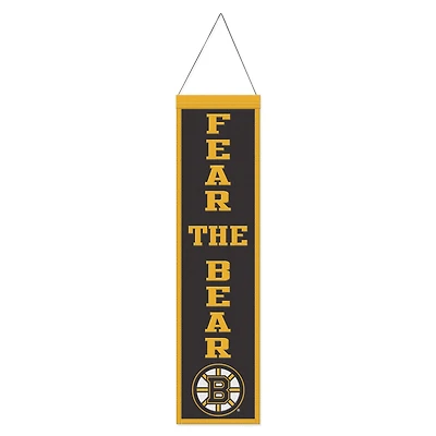 WinCraft Boston Bruins 8" x 32" Slogan Wool Banner