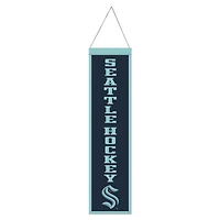 WinCraft Seattle Kraken 8" x 32" Slogan Wool Banner