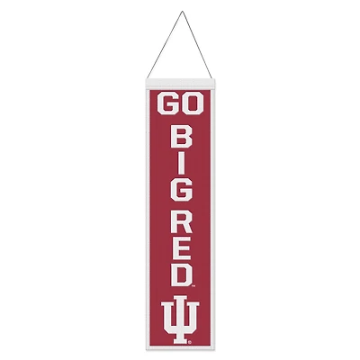 WinCraft Indiana Hoosiers 8" x 32" Slogan Wool Banner