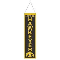 WinCraft Iowa Hawkeyes 8" x 32" Slogan Wool Banner