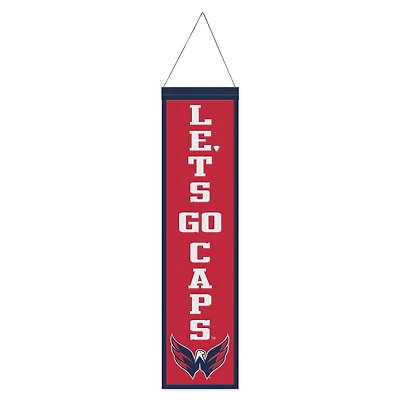 WinCraft Washington Capitals 8" x 32" Slogan Wool Banner