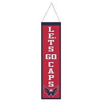 WinCraft Washington Capitals 8" x 32" Slogan Wool Banner